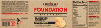 Foundation Snickerdoodle label