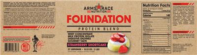Foundation Strawberry Shortcake label