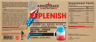 Replenish Bombsicle label