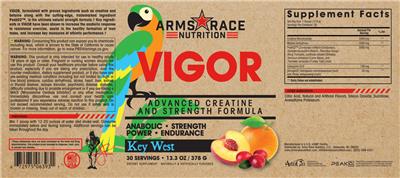 Vigor Key West label
