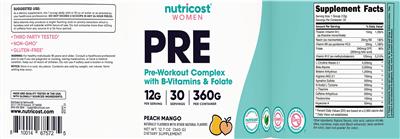 PRE Peach Mango label