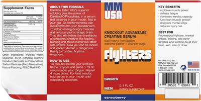 Fighters Strawberry label