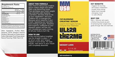 Ultra Thermo Strawberry label
