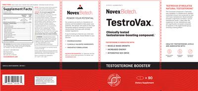 TestroVax label