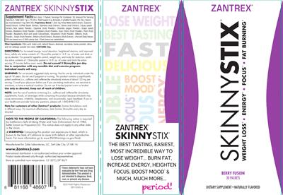SkinnyStix Berry Fusion label