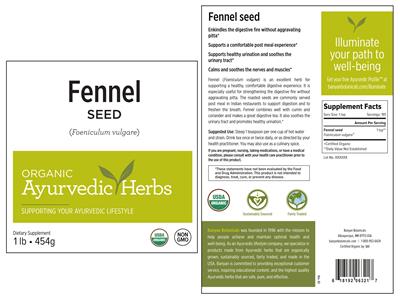 Fennel Seed label
