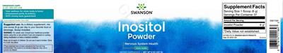 Inositol Powder label