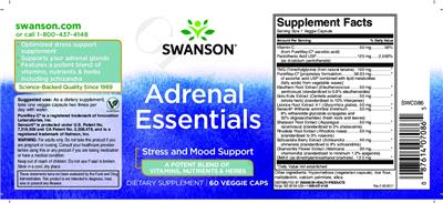 Adrenal Essentials label