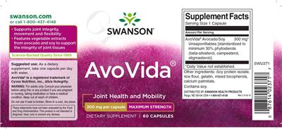 AvoVida 300 mg label