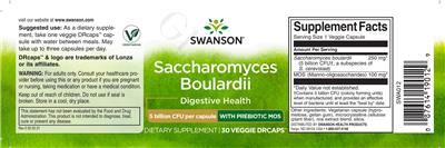 Saccharomyces boulardii label