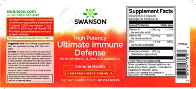 Ultimate Immune Defense label