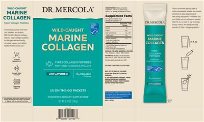 Wild-Caught Marine Collagen 5 g Unflavored label