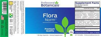 Flora Norm label