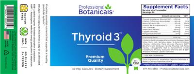 Thyroid 3 label