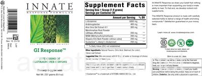GI Response label