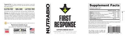 First Response Citrus Orange label