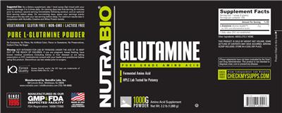 Glutamine label