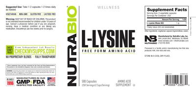 L-Lysine label