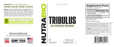 Tribulus label