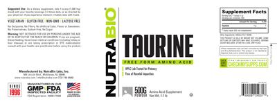 Taurine label