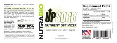 UpSorb label