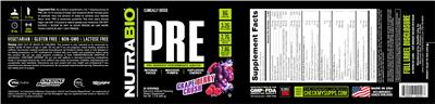 PRE Grape Berry Crush label