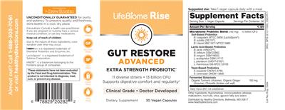 Gut Restore Advanced label