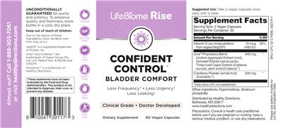 Confident Control label