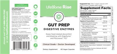 Gut Prep label