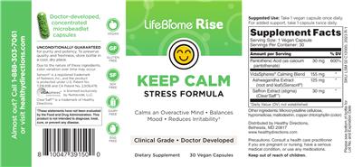 Keep Calm label