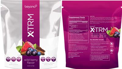 XeTRM Wild Berry Flavor label