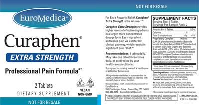 Curaphen Extra Strength label