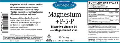 Magnesium + P-5-P label