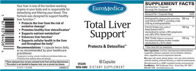 Total Liver Support label