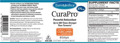 CuraPro 375 mg label