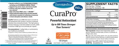 CuraPro 750 mg label