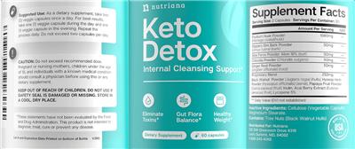 Keto Detox label