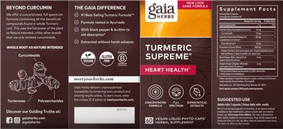 Turmeric Supreme Heart label