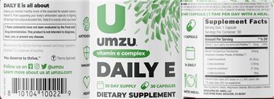 Daily E label
