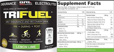 TriFuel Lemon Lime label