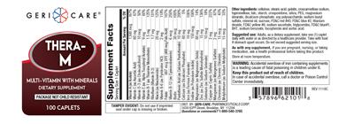Thera-Tabs M label
