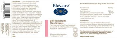 BioPlantarum Plus Sterols label