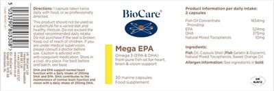 Mega EPA label