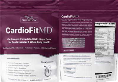 CardioFitMD Berry Lemonade label