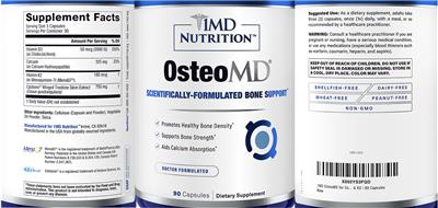 OsteoMD label