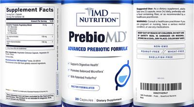 PrebioMD label