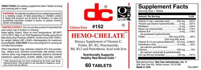 Hemo-Chelate label