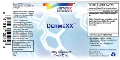 DermeXX label
