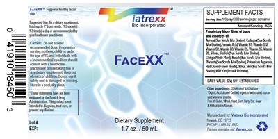 FaceXX label