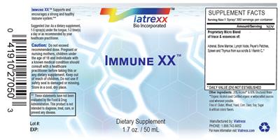 Immune XX label